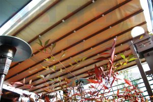 پروژه سقف متحرک پارچه ای کافه و رستوران، گیشا، پارک گفتگو